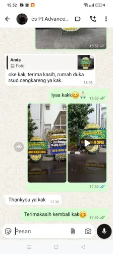 Testimonial Papan Bunga Pernikahan batang